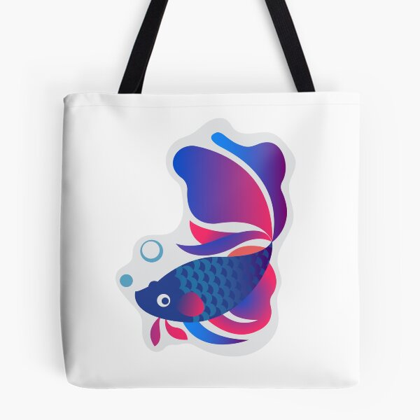 Item preview, Multicolor Bettafish Sticker designed and sold by vikyky.