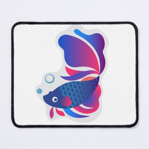 Item preview, Multicolor Bettafish Sticker designed and sold by vikyky.
