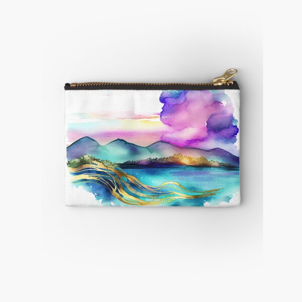 Item preview, Unforgettable Purple Teal Sunset Painting for Home Decor Digital Print designed and sold by adlydesigns.