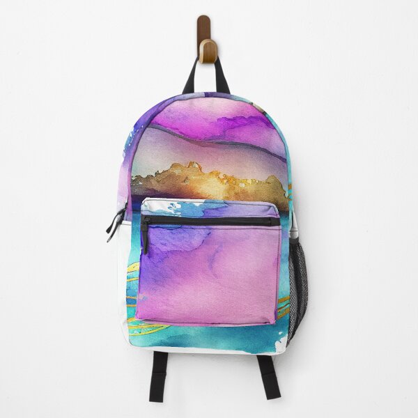 Item preview, Unforgettable Purple Teal Sunset Painting for Home Decor Digital Print designed and sold by adlydesigns.