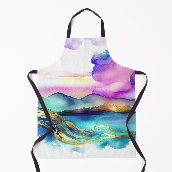 Item preview, Unforgettable Purple Teal Sunset Painting for Home Decor Digital Print designed and sold by adlydesigns.