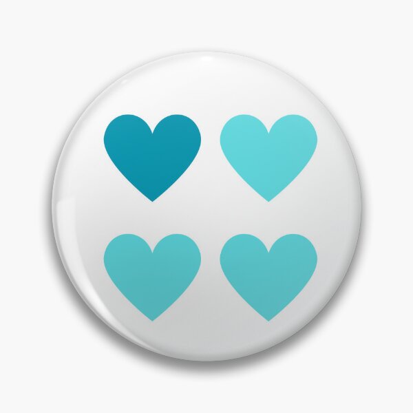 Item preview, 1 in 4 Blue Hearts  designed and sold by JettieDesignCo.