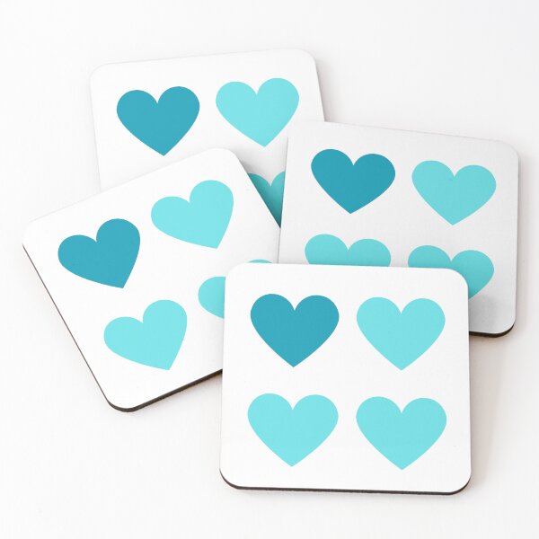 Item preview, 1 in 4 Blue Hearts  designed and sold by JettieDesignCo.