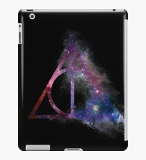 Galaxy hallows (half sand explosion) - wand, cloak, stone iPad Case/Skin