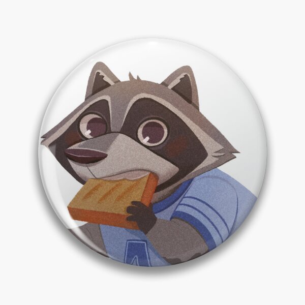 Item preview, raccoon eating designed and sold by Pentalart.
