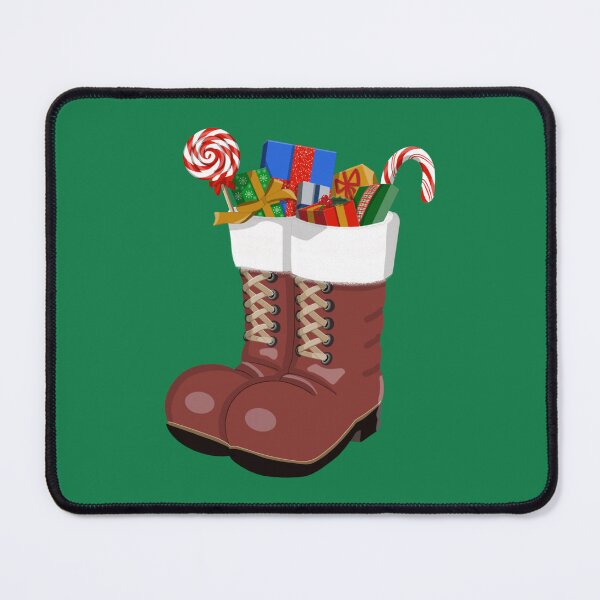 Item preview, Santa's Boots Filled with Gifts and Candies designed and sold by Sfumata Illustration.