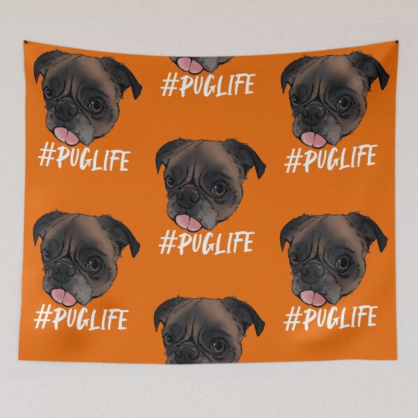 Item preview, #Puglife Orange designed and sold by Petcetera.