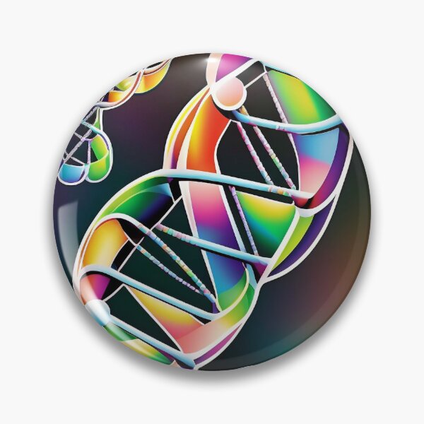 Item preview, Science DNA Art - Neon Nucleotides designed and sold by TiloaiCreations.