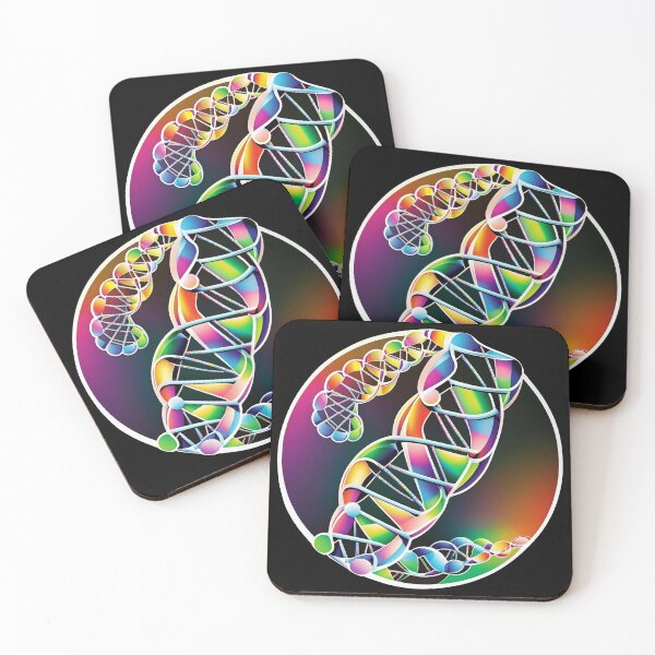 Item preview, Science DNA Art - Neon Nucleotides designed and sold by TiloaiCreations.