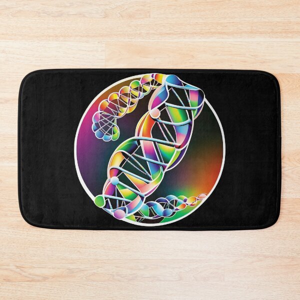 Item preview, Science DNA Art - Neon Nucleotides designed and sold by TiloaiCreations.