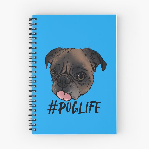 Item preview, #Puglife Blue designed and sold by Petcetera.