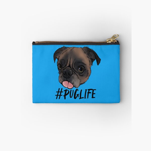 Item preview, #Puglife Blue designed and sold by Petcetera.