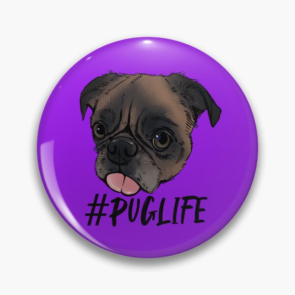 Item preview, #Puglife Purple designed and sold by Petcetera.