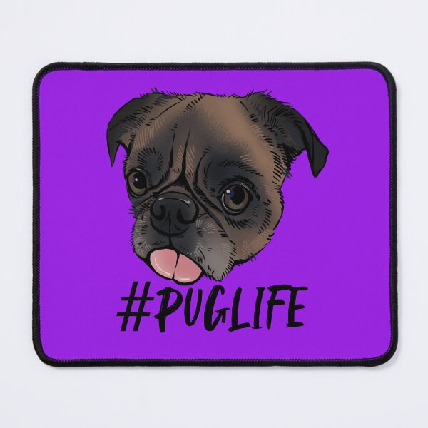 Item preview, #Puglife Purple designed and sold by Petcetera.