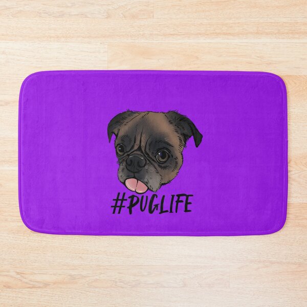 Item preview, #Puglife Purple designed and sold by Petcetera.
