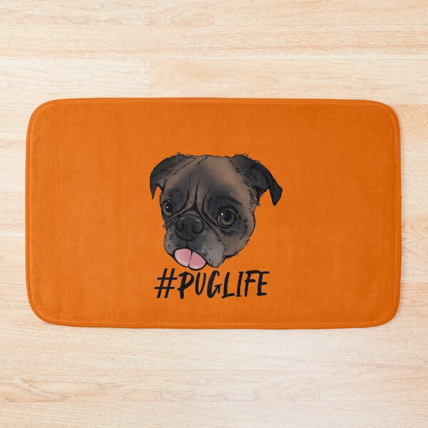 Item preview, #Puglife Orange designed and sold by Petcetera.