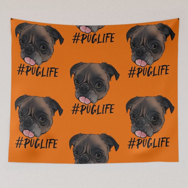 Item preview, #Puglife Orange designed and sold by Petcetera.