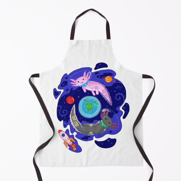 Item preview, aerospace axolotls designed and sold by TsapunDariaArt.