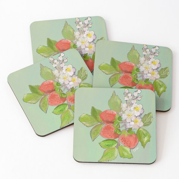 Item preview, Painted strawberries  designed and sold by BlueDoorStudio.