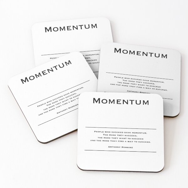 Item preview, Momentum - Motivational Quotes. Inspirational Quotes. Corporate Office Wall Art. Home Decor.  designed and sold by Read This Already.