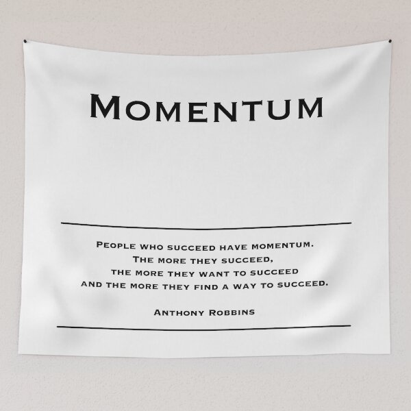 Item preview, Momentum - Motivational Quotes. Inspirational Quotes. Corporate Office Wall Art. Home Decor.  designed and sold by Read This Already.