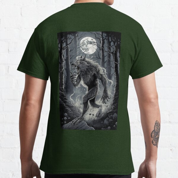 Werewolf By Night in Color Official Poster Classic T-Shirt - Byztee
