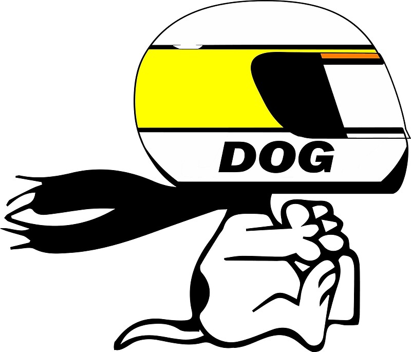 "Dog the racing car driver" by tfmotorworks Redbubble