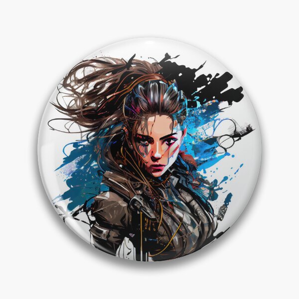 Artikelvorschau, Comic Book Determined Girl with Paint Splatter entworfen und verkauft von ShadowAndSlate.