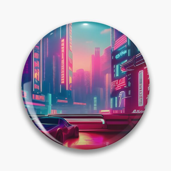 Item preview, Synth Wave Turbo at Dawn designed and sold by Ink Art Design.