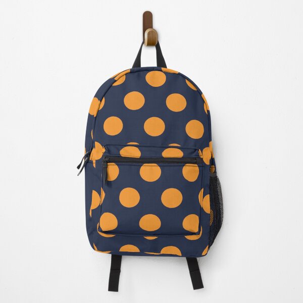 Item preview, Medium ORANGE and NAVY BLUE POLKA DOTS designed and sold by RachelMacht.