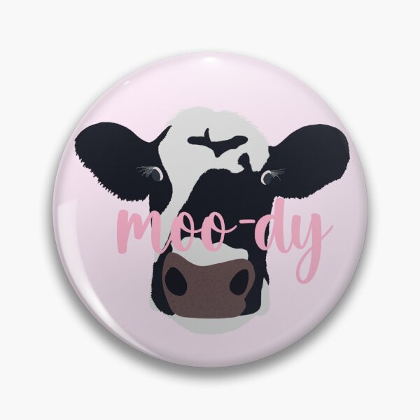 Item preview, Cow Moo-dy Print designed and sold by skatemabe.