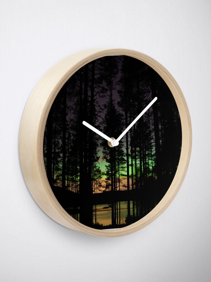 Thumbnail 2 of 4, Clock, thru the woods designed and sold by Ståle H. Meyer.