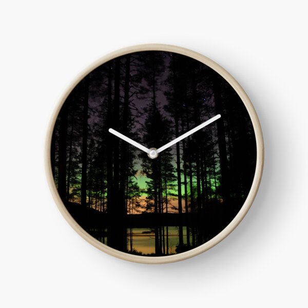 thru the woods Clock