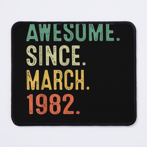 Item preview, 41 Years Old Gifts Awesome Since March 1982 41st Birthday designed and sold by FiveStarsCorner.