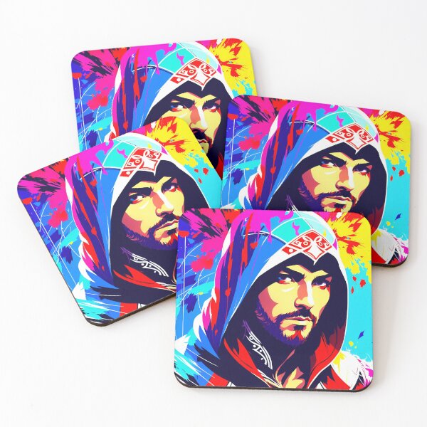 Item preview, Assassins Creed - Ezio Auditore - Splash Art Painting designed and sold by TiloaiCreations.
