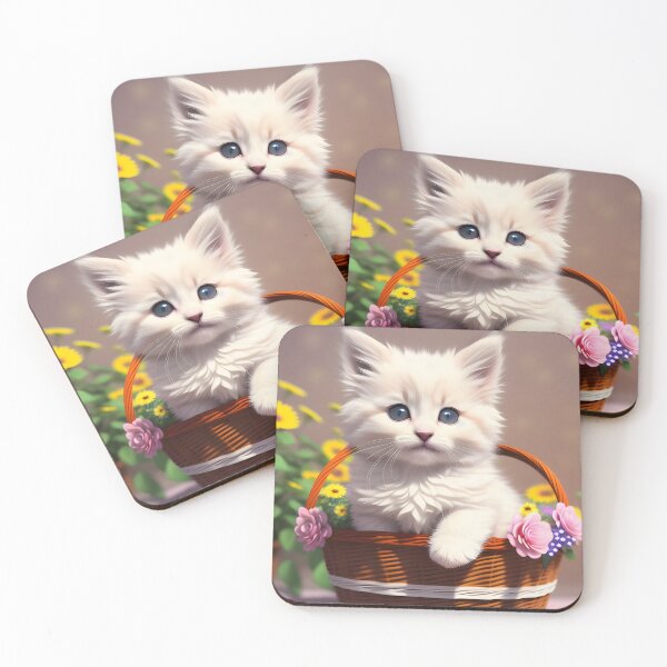 Item preview, Cat in a Basket - Modern Digital Art designed and sold by Ai-michiart.