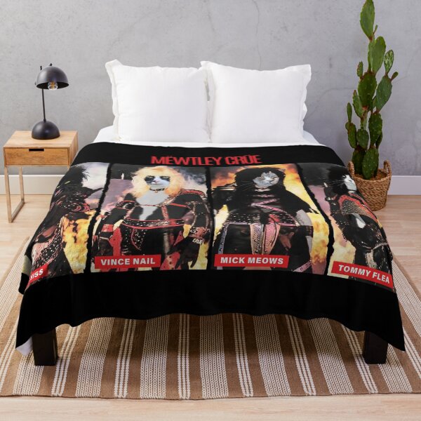 Motley Crue Fleece Blanket store 50x60