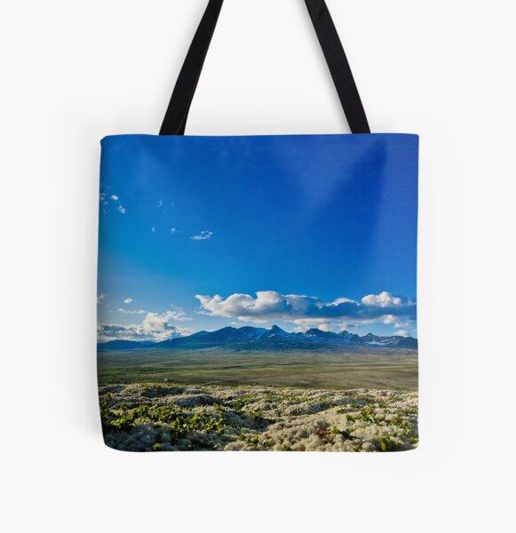 Rondane in summer All Over Print Tote Bag