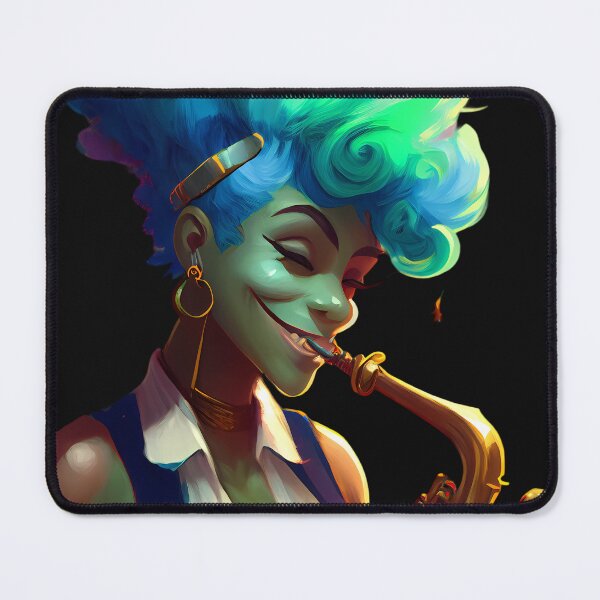 Item preview, Jazz Player : Female, Colourful designed and sold by MTJ-Mushrooms.