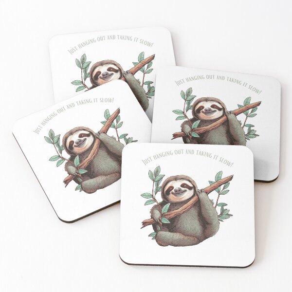 Item preview, Just hanging out and taking it slow! Sloth. designed and sold by Abadon96.