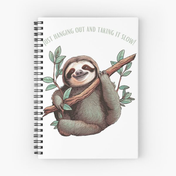 Item preview, Just hanging out and taking it slow! Sloth. designed and sold by Abadon96.
