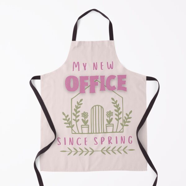 Item preview, Garden - my office since spring pink green designed and sold by PositiveIdeas.