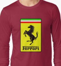 Ferrari Logo Long Sleeve T-Shirt