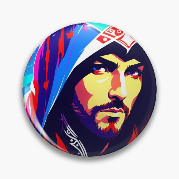 Item preview, Assassins Creed - Ezio Auditore - Splash Art Painting designed and sold by TiloaiCreations.