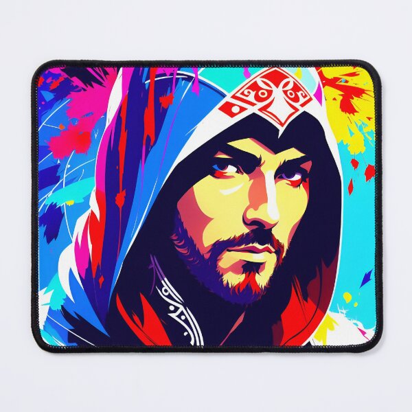 Item preview, Assassins Creed - Ezio Auditore - Splash Art Painting designed and sold by TiloaiCreations.