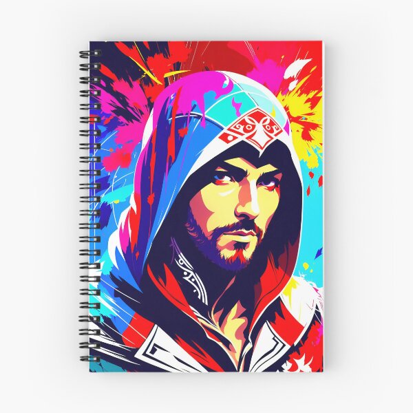 Item preview, Assassins Creed - Ezio Auditore - Splash Art Painting designed and sold by TiloaiCreations.