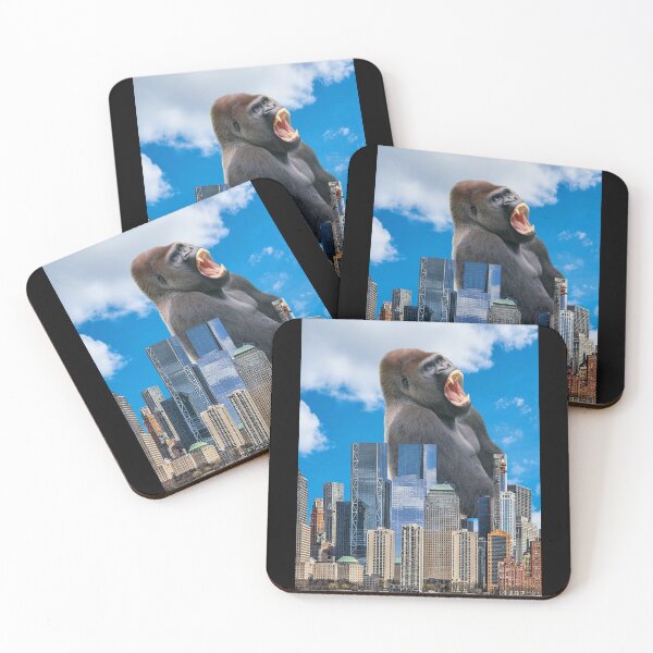 Item preview, Gorilla and Skyscrapers    designed and sold by CannyGoods.