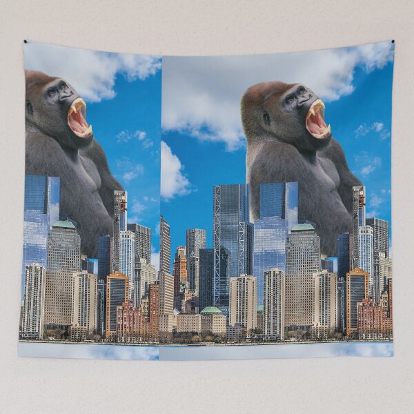 Item preview, Gorilla and Skyscrapers    designed and sold by CannyGoods.