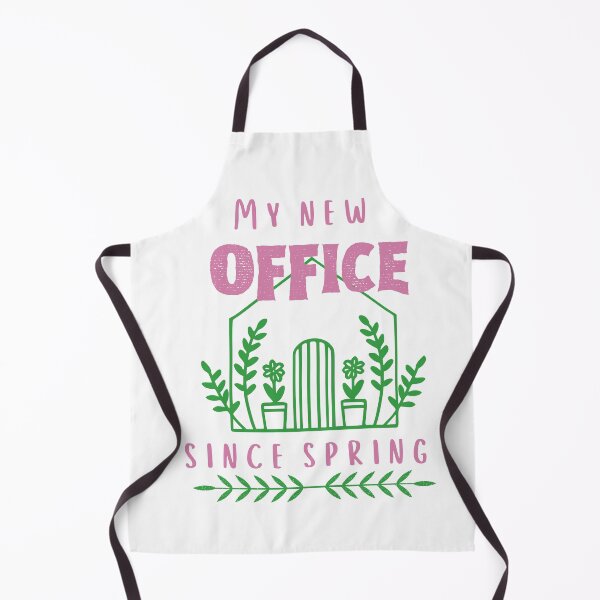 Item preview, Garden - my office since spring pink green designed and sold by PositiveIdeas.