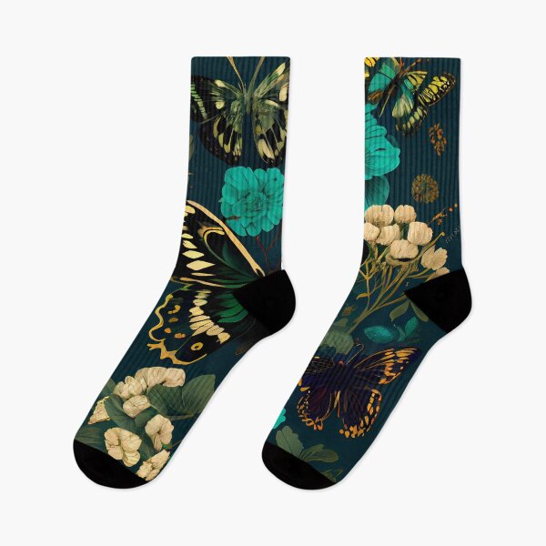 Item preview, Digital Art Illustration: Butterflies and Botany designed and sold by MTJ-Mushrooms.